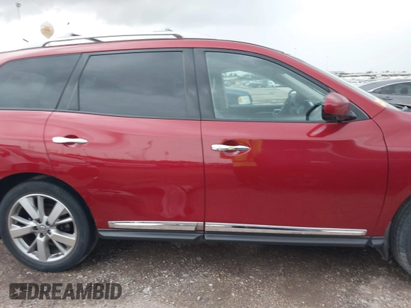 2014 Nissan Pathfinder SV with VIN 5N1AR2MN2EC615825, listed as a IAAI auction lot 41920321 with 167,506 mi miles. Bid and sale history available at carsss.com. Image 14.