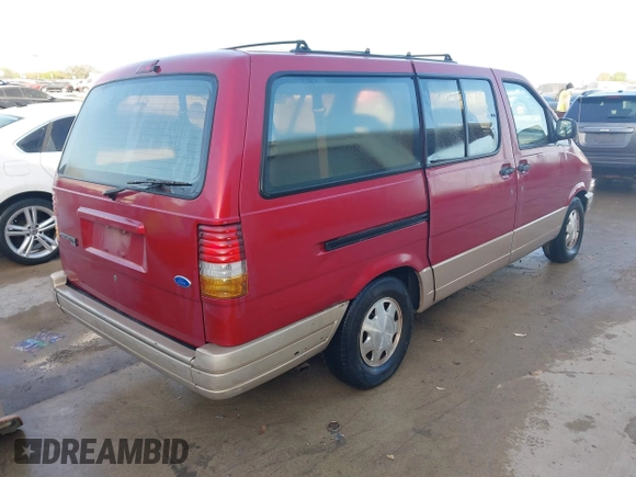1996 Ford Aerostar z VIN 1FMDA31X1TZC09092, wystawiony jako IAAI lot #41784476 z przebiegiem 173 065 mil mil oraz . Historia ofert i sprzedaży dostępna na DreamBid. Obrazek 4.