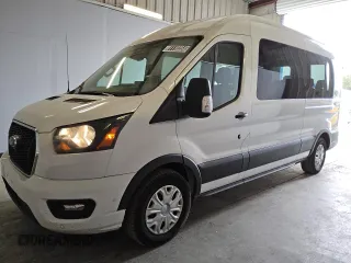 2023 Ford Transit Passenger XL with VIN 1FBAX2C87PKB36657, listed as a Copart auction lot 81110354 with 19,057 mi miles and Clean Title. Bid and sale history available at carsss.com. Image 1.