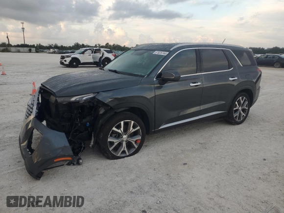 2022 Hyundai Palisade SEL z VIN KM8R34HE6NU393861, wystawiony jako Copart lot #67825744 z przebiegiem 43 601 mil mil oraz Nie do naprawy • Non repairable. Historia ofert i sprzedaży dostępna na DreamBid. Obrazek 1.