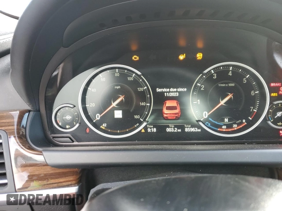 2017 BMW 6 Series 650i with VIN WBA6D4C56HD977660, listed as a Copart auction lot 80776993 with 85,963 mi miles. Bid and sale history available at carsss.com. Image 9.