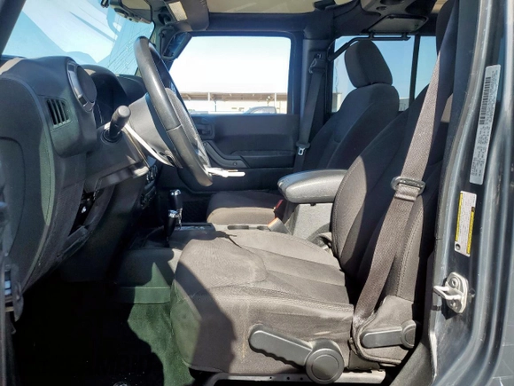 2017 Jeep Wrangler Unlimited Sport with VIN 1C4BJWDG7HL607071, listed as a Copart auction lot 63699585 with Not provided miles and Salvage title. Bid and sale history available at DreamBid. Image 7.