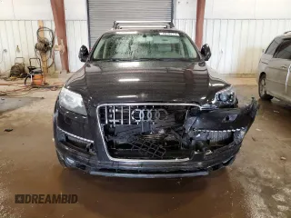 2015 Audi Q7 Premium Plus with VIN WA1LGAFE2FD020344, listed as a Copart auction lot 59184115 with 143,389 mi miles and Salvage title. Bid and sale history available at DreamBid. Image 5.