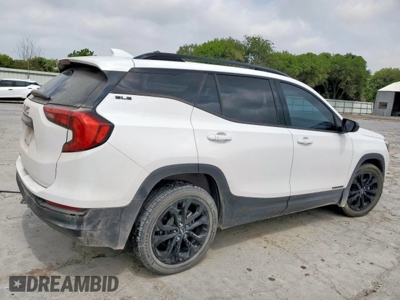 2020 GMC Terrain SLE with VIN 3GKALMEV9LL273196, listed as a Copart auction lot 57219035 with 128,763 mi miles and Salvage title. Bid and sale history available at DreamBid. Image 3.