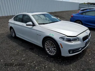 2015 BMW 5 Series 528i xDrive with VIN WBA5A7C51FD622947, listed as a Copart auction lot 63047135 with 189,938 mi miles and Salvage title. Bid and sale history available at DreamBid. Image 4.
