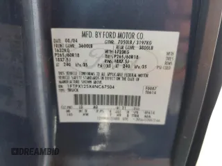 2004 Ford F-150 XL with VIN 1FTPX125X4NC67504, listed as a Copart auction lot 44358775 with 214,731 mi miles and Clean title. Bid and sale history available at DreamBid. Image 12.
