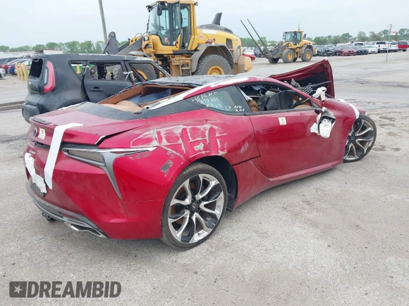 2018 Lexus LC 500h z VIN JTHHP5AY4JA005468, wystawiony jako IAAI lot #40055011 z przebiegiem Nie podano mil oraz . Historia ofert i sprzedaży dostępna na DreamBid. Obrazek 4.