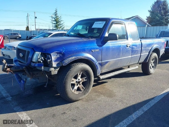 2004 Ford Ranger XL Fleet with VIN 1FTZR45E24PB31422, listed as a IAAI auction lot 41436032 with 124,642 mi miles. Bid and sale history available at carsss.com. Image 2.