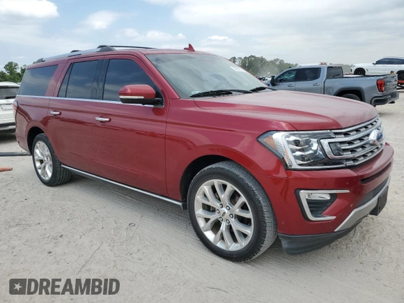 2018 Ford Expedition Max Limited with VIN 1FMJK1KT6JEA36903, listed as a Copart auction lot 52957875 with 132,033 mi miles and Salvage title. Bid and sale history available at DreamBid. Image 4.