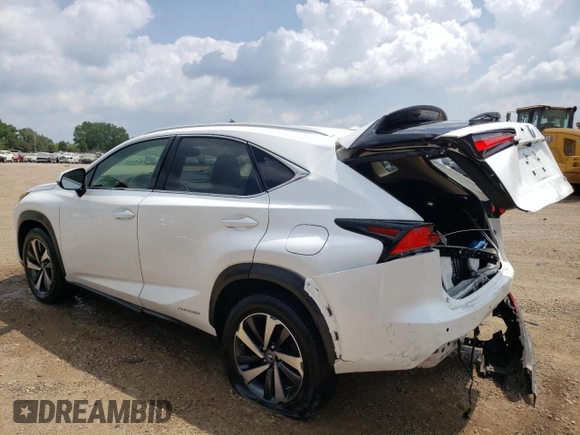 2019 Lexus NX 300h with VIN JTJBJRBZ0K2119208, listed as a Copart auction lot 62865873 with 111,723 mi miles and Salvage title. Bid and sale history available at DreamBid. Image 2.