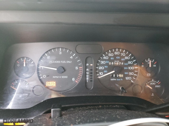 1996 Dodge Ram 1500 with VIN 1B7HC13Y5TJ128489, listed as a Copart auction lot 79220364 with 241,274 mi miles and Clean Title. Bid and sale history available at carsss.com. Image 9.