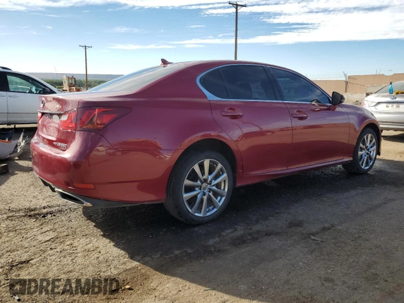 2013 Lexus GS 350 with VIN JTHCE1BL5D5005648, listed as a Copart auction lot 72401814 with 103,516 mi miles and Salvage Title. Bid and sale history available at carsss.com. Image 3.