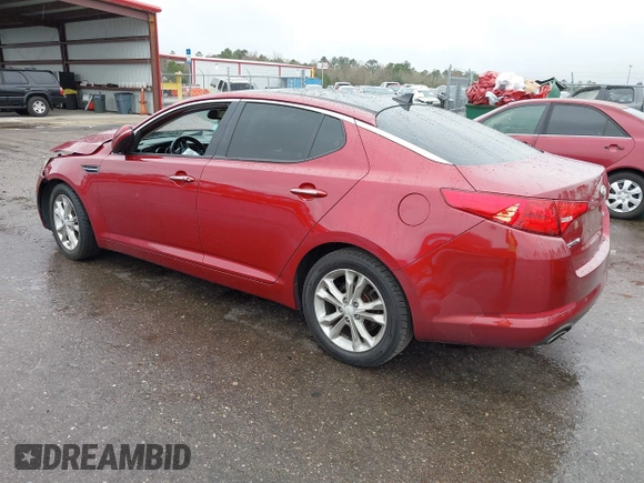 2013 Kia Optima EX with VIN 5XXGN4A7XDG162516, listed as a IAAI auction lot 38488668 with 200,026 mi miles and . Bid and sale history available at carsss.com. Image 3.