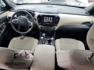 2022 Chevrolet Traverse LS with VIN 1GNEVFKW3NJ116247, listed as a Copart auction lot 43724995 with 52,433 mi miles and Salvage Title. Bid and sale history available at carsss.com. Image 8.