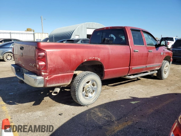 2007 Dodge Ram 2500 SLT with VIN 3D7KS28A27G818031, listed as a Copart auction lot 79950894 with 312,100 mi miles and Salvage Title. Bid and sale history available at carsss.com. Image 3.