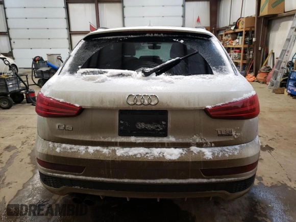 2017 Audi Q3 Prestige with VIN WA1GCCFS2HR005461, listed as a Copart auction lot 37967873 with 128,540 mi miles. Bid and sale history available at carsss.com. Image 6.