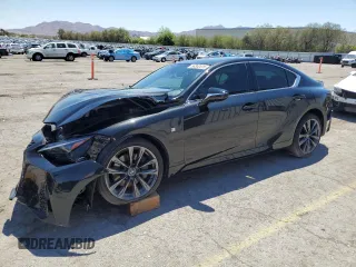 2024 Lexus IS 350 F Sport z VIN JTHGZ1B26R5081559, wystawiony jako Copart lot #56362815 z przebiegiem 3 017 mil mil oraz Szkoda całkowita • Salvage title. Historia ofert i sprzedaży dostępna na DreamBid. Obrazek 1.