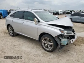 2015 Lexus RX 350 with VIN 2T2ZK1BA1FC165398, listed as a Copart auction lot 59150105 with 129,911 mi miles and Salvage title. Bid and sale history available at DreamBid. Image 4.