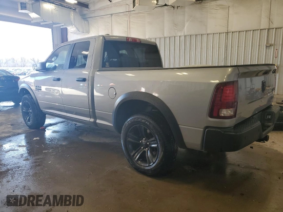 2021 Ram 1500 Classic Warlock with VIN 1C6RR7GG1MS547353, listed as a Copart auction lot 83215454 with 0 mi miles and Salvage Title. Bid and sale history available at carsss.com. Image 2.