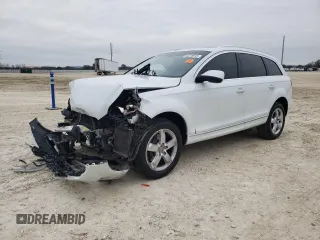 2014 Audi Q7 3.0T Premium Plus with VIN WA1LGAFE4ED005861, listed as a Copart auction lot 45318915 with 0 mi miles and Salvage Title. Bid and sale history available at carsss.com. Image 1.
