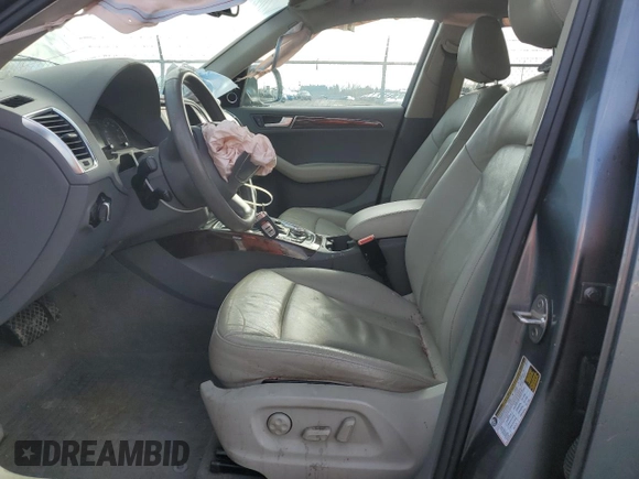 2012 Audi Q5 Premium Plus with VIN WA1DKAFP8CA001914, listed as a Copart auction lot 48700845 with 134,118 mi miles and Salvage title. Bid and sale history available at DreamBid. Image 7.