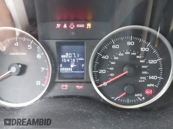 2015 Subaru Crosstrek Premium with VIN JF2GPACC2FG327670, listed as a IAAI auction lot 42269193 with 154,787 mi miles and . Bid and sale history available at DreamBid. Image 7.