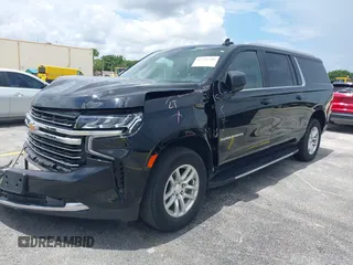2023 Chevrolet Suburban LT with VIN 1GNSKCKD4PR382714, listed as a IAAI auction lot 42739708 with 58,318 mi miles and . Bid and sale history available at DreamBid. Image 2.