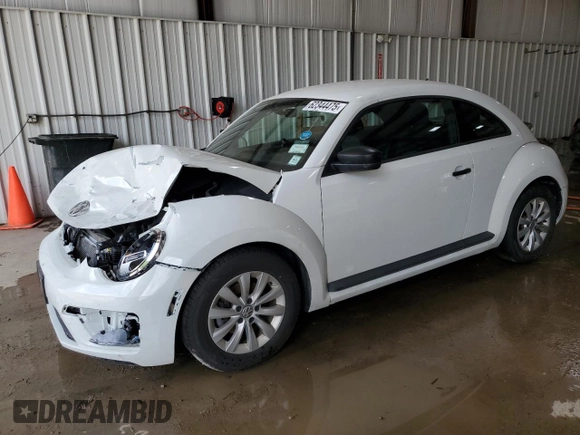 2017 Volkswagen Beetle Fleet with VIN 3VWF17AT9HM613412, listed as a Copart auction lot 62344475 with 52,340 mi miles and Salvage title. Bid and sale history available at DreamBid. Image 1.
