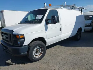 2009 Ford Econoline Cargo with VIN 1FTNE24L59DA13632, listed as a IAAI auction lot 42557559 with 90,487 mi miles and . Bid and sale history available at DreamBid. Image 2.