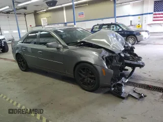 2006 Cadillac CTS with VIN 1G6DM57T160102180, listed as a Copart auction lot 46908735 with 163,335 mi miles and Salvage Title. Bid and sale history available at carsss.com. Image 4.