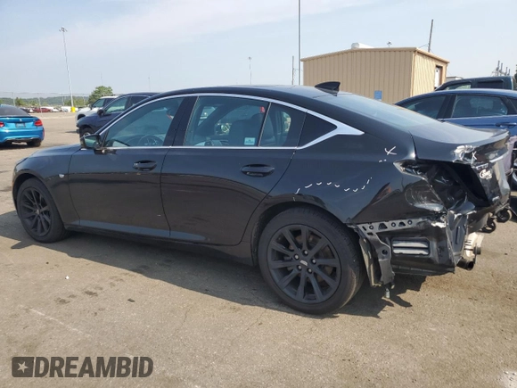 2020 Cadillac CT5 Luxury with VIN 1G6DX5RK7L0151598, listed as a Copart auction lot 60671375 with 82,151 mi miles and Salvage title. Bid and sale history available at DreamBid. Image 2.