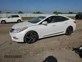 2013 Hyundai Azera with VIN KMHFG4JG8DA226176, listed as a Copart auction lot 53121455 with 123,142 mi miles and Salvage Title. Bid and sale history available at carsss.com. Image 1.