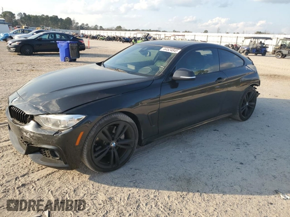 2017 BMW 4 Series 440i with VIN WBA4P1C55HK522422, listed as a Copart auction lot 44524845 with 94,145 mi miles and Salvage Title. Bid and sale history available at carsss.com. Image 1.