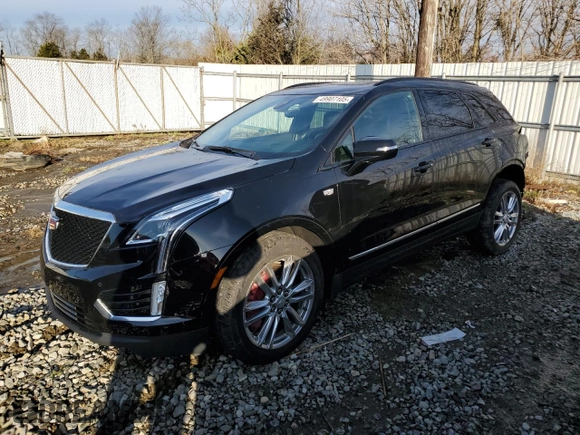 2023 Cadillac XT5 AWD Sport with VIN 1GYKNGRS6PZ131182, listed as a Copart auction lot 49907105 with 38,734 mi miles and Salvage title. Bid and sale history available at DreamBid. Image 1.