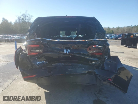 2024 Honda Odyssey Sport with VIN 5FNRL6H74RB057822, listed as a Copart auction lot 43315985 with 10,903 mi miles and Salvage Title. Bid and sale history available at DreamBid. Image 6.