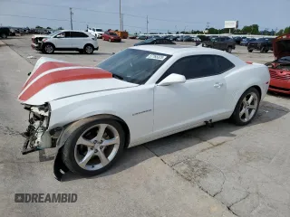 2013 Chevrolet Camaro LT with VIN 2G1FC1E32D9145121, listed as a Copart auction lot 57765325 with 103,417 mi miles and Salvage title. Bid and sale history available at DreamBid. Image 1.