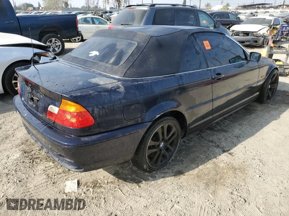 2003 BMW 3 Series 330Ci with VIN WBABS534X3JU99531, listed as a Copart auction lot 82930974 with 156,553 mi miles and Salvage title. Bid and sale history available at DreamBid. Image 3.