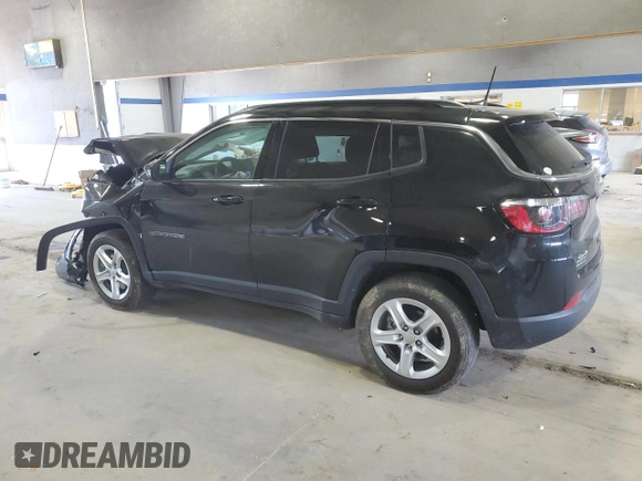 2023 Jeep Compass Latitude with VIN 3C4NJDBN0PT500577, listed as a Copart auction lot 47490255 with 19,984 mi miles and Salvage Title. Bid and sale history available at DreamBid. Image 2.