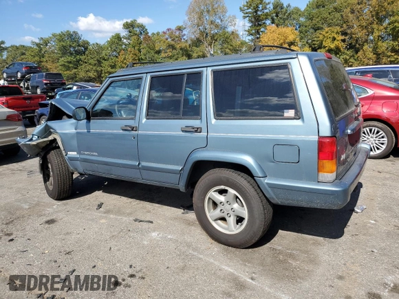 1998 Jeep Cherokee Sport with VIN 1J4FT68S4WL121559, listed as a Copart auction lot 77387794 with 163,453 mi miles and Salvage Title. Bid and sale history available at carsss.com. Image 2.