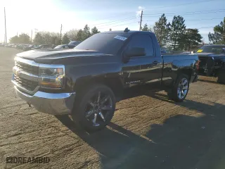 2018 Chevrolet Silverado 1500 Work Truck with VIN 1GCNCNEC7JZ110800, listed as a Copart auction lot 49587534 with 53,352 mi miles and Non Repairable. Bid and sale history available at carsss.com. Image 1.