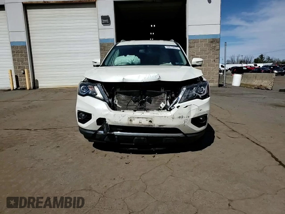 2017 Nissan Pathfinder SL with VIN 5N1DR2MM9HC633473, listed as a Copart auction lot 49615975 with 46,467 mi miles and Salvage Title. Bid and sale history available at carsss.com. Image 14.