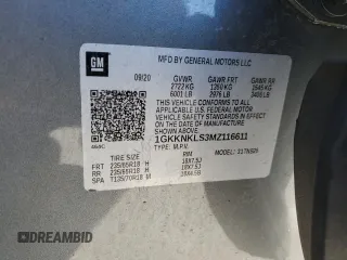 2021 GMC Acadia SLE z VIN 1GKKNKLS3MZ116611, wystawiony jako Copart lot #44624275 z przebiegiem 72 582 mil mil oraz Czysty tytuł • Clean title. Historia ofert i sprzedaży dostępna na DreamBid. Obrazek 12.