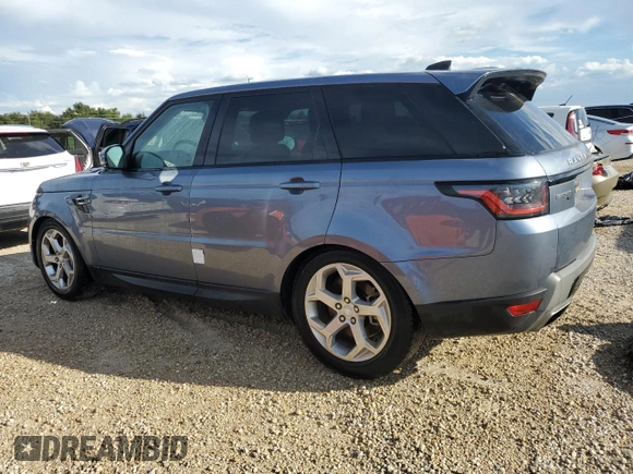 2020 Land Rover Range Rover Sport SE with VIN SALWG2SU7LA895141, listed as a Copart auction lot 73720354 with 0 mi miles and Non Repairable. Bid and sale history available at carsss.com. Image 2.