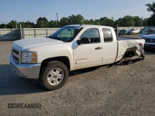 2012 Chevrolet Silverado 1500 LT with VIN 1GCRKSE79CZ104411, listed as a Copart auction lot 53514785 with 156,714 mi miles and Salvage Title. Bid and sale history available at DreamBid. Image 1.