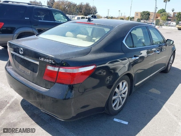 2007 Lexus LS 460 LWB with VIN JTHGL46F375001759, listed as a IAAI auction lot 41959744 with 144,668 mi miles. Bid and sale history available at carsss.com. Image 4.