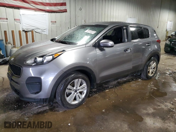 2018 Kia Sportage LX with VIN KNDPM3AC1J7422980, listed as a Copart auction lot 51221195 with 75,390 mi miles and Clean Title. Bid and sale history available at carsss.com. Image 1.