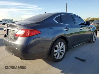 2011 Infiniti M37 with VIN JN1BY1AP8BM322399, listed as a Copart auction lot 81765864 with 107,444 mi miles and Salvage Title. Bid and sale history available at carsss.com. Image 3.