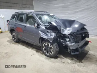 2025 Subaru Forester with VIN JF2SLDAC2SH447600, listed as a Copart auction lot 53180575 with 8,623 mi miles and Salvage title. Bid and sale history available at DreamBid. Image 4.