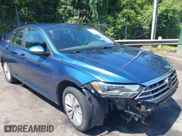 2019 Volkswagen Jetta S with VIN 3VWN57BU7KM206445, listed as a IAAI auction lot 42558820 with 110,309 mi miles and . Bid and sale history available at DreamBid. Image 1.