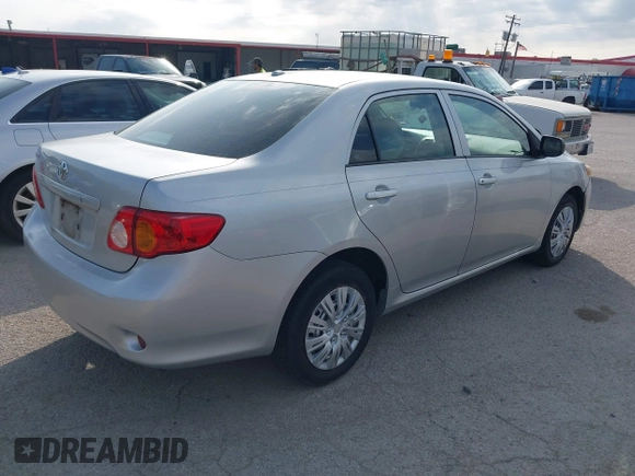 2009 Toyota Corolla with VIN 1NXBU40E19Z027967, listed as a IAAI auction lot 41922518 with 117,115 mi miles. Bid and sale history available at carsss.com. Image 4.